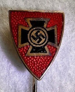 Original Nazi NSRKB Veteran Organization Member's Stickpin Badge. Excellent...SOLD