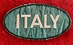 Original WWII Italian ex-POW Italian Service Unit Patch