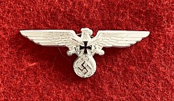 Original Nazi Veterans Association Aluminum Visor Hat Eagle (all prongs present) ... $25 SOLD