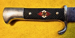 Original Nazi Hitler Youth Knife with Motto by Anton Wingen Jr.