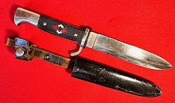 Nazi Hitler Youth Knife Maker-Coded 