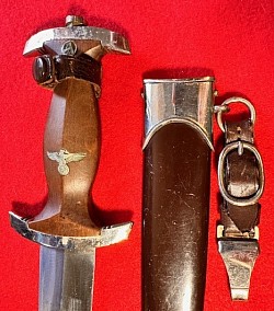 Original Nazi SA Dagger with RZM Maker's Code “M7/91” (Carl Malsch-Spitzer Firm of Steinbach maker)