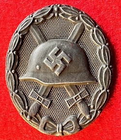 Original Nazi Silver Wound Badge Marked “L22”