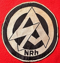 Original Nazi SA Sports Shirt Patch with RZM Tag