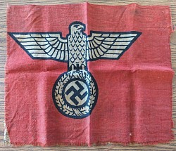 Original Nazi Corner Section of the State Service Flag