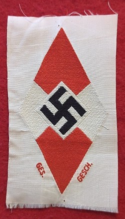 Unissued Hitler Youth/BDM Sleeve Patch...$70 SOLD